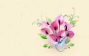 宽屏合成精品花卉 宽屏合成精品花卉 创意壁纸