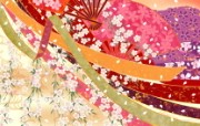 日本风格色彩与图案设计壁纸 日本风格色彩与图案设计壁纸 创意壁纸