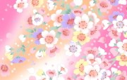 甜美系 碎花花卉图案设计 美丽碎花布 之 粉红甜美系 花卉壁纸
