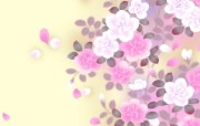 甜美系 碎花花卉图案设计 美丽碎花布 之 粉红甜美系 花卉壁纸