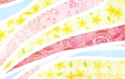 日本风格 甜美碎花图案图片 美丽碎花布 之 粉红甜美系 花卉壁纸
