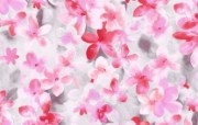 Artistic Pastel Shades Flower Patterns 艺术风格花卉图案色彩 花卉壁纸