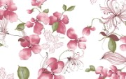 Artistic Pastel Shades Flower Patterns 艺术风格花卉图案色彩 花卉壁纸
