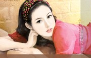 共670张 illustrated sweet girls on romance novel cover 清纯手绘美女插画壁纸 第十八辑 绘画壁纸