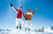 滑雪圣地 阿尔卑斯山度假壁纸 滑雪度假图片壁纸 滑雪圣地阿尔卑斯山度假壁纸 人文壁纸