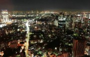 鸟瞰东京 东京夜景壁纸 日本东京夜景摄影 Japan Tokyo Views From Tokyo Tower 鸟瞰东京夜景壁纸 人文壁纸